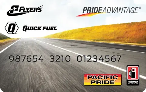 Image of Flyers & Quick Fuel Pacific Pride Fuel Card